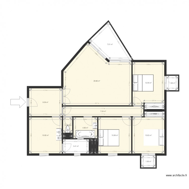 F4 Empire. Plan de 0 pièce et 0 m2