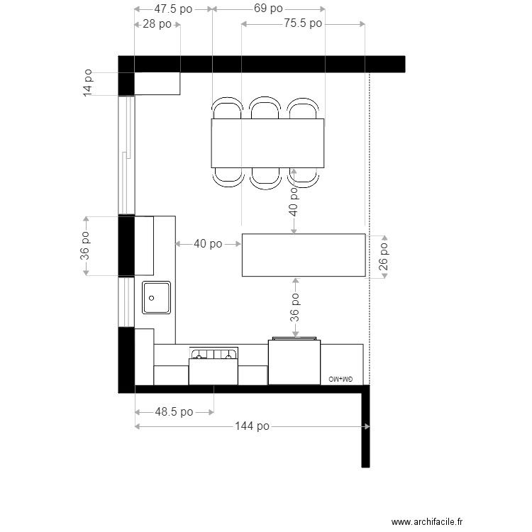 Martine 1. Plan de 0 pièce et 0 m2