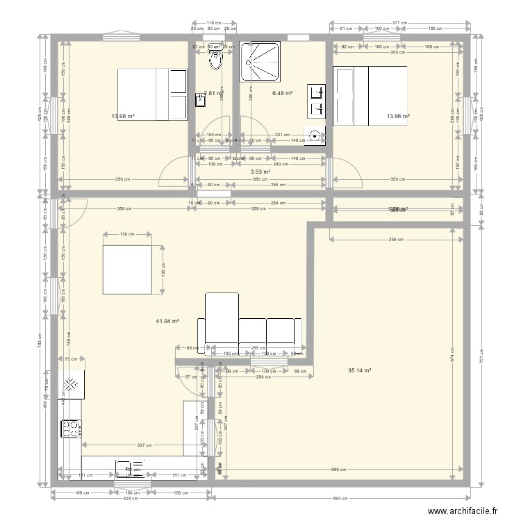 135. Plan de 0 pièce et 0 m2