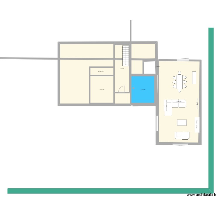 MON_PLAN. Plan de 7 pièces et 167 m2