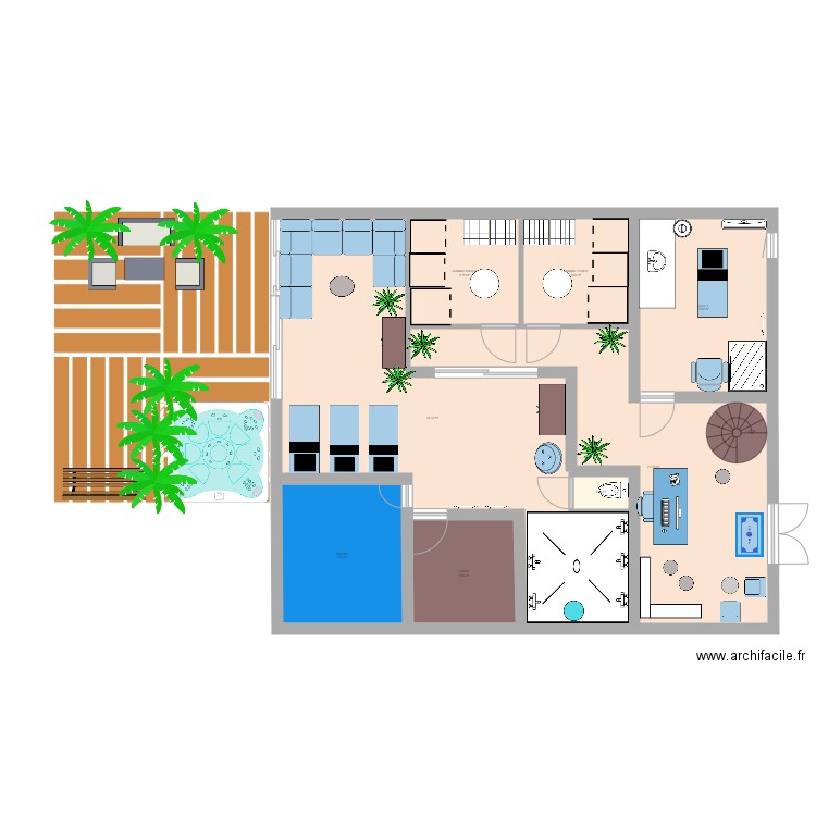 plan institut. Plan de 0 pièce et 0 m2