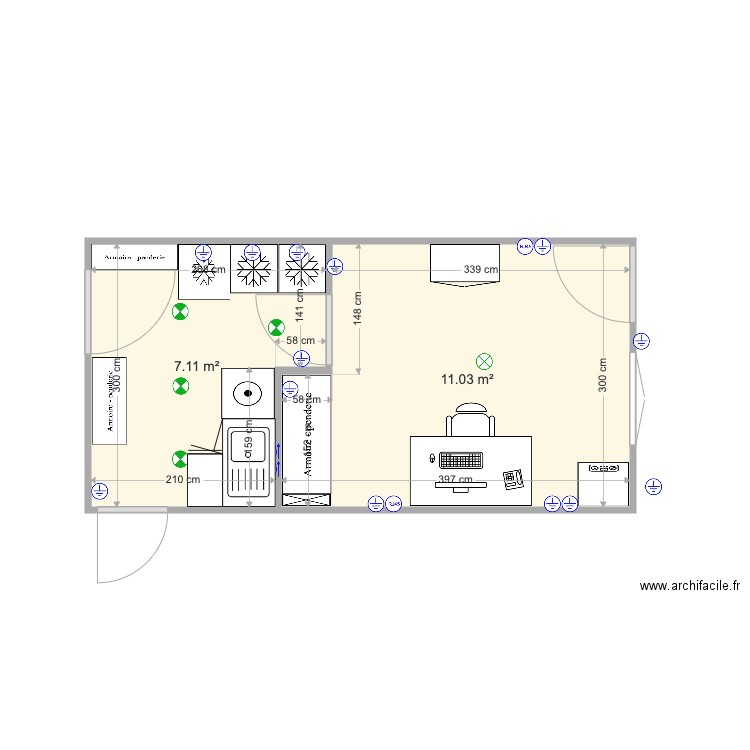 agrandissement maison V4. Plan de 0 pièce et 0 m2