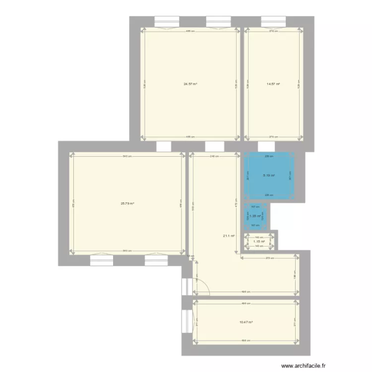 Garay 23 108m2 30M. Plan de Garay 23 108m2 30M. Plan de