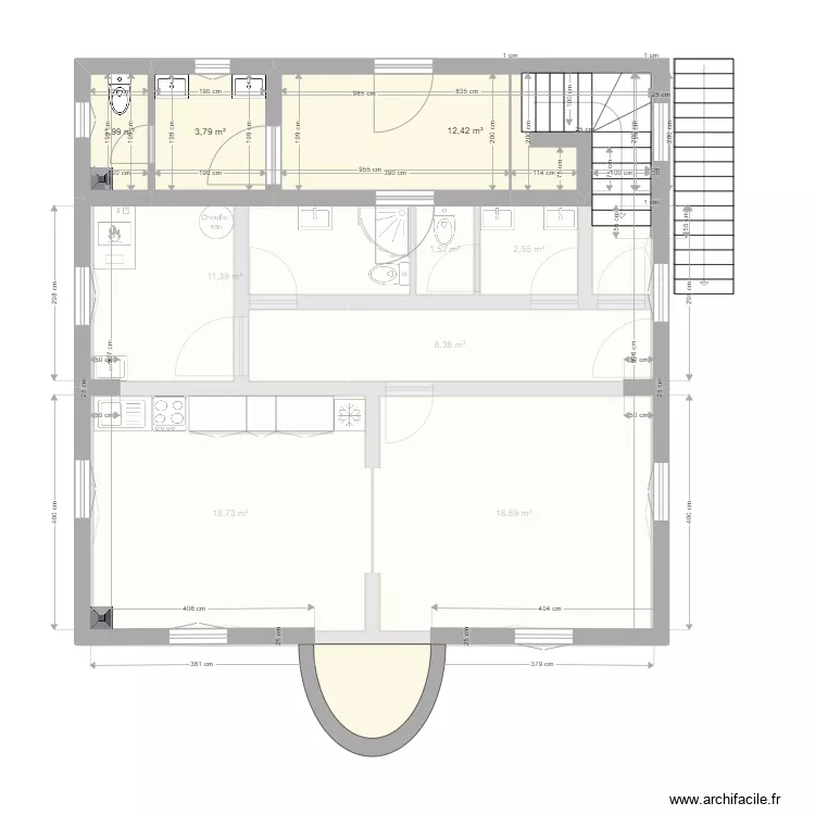 PlanMekteba idejno rjesenje02. Plan de 