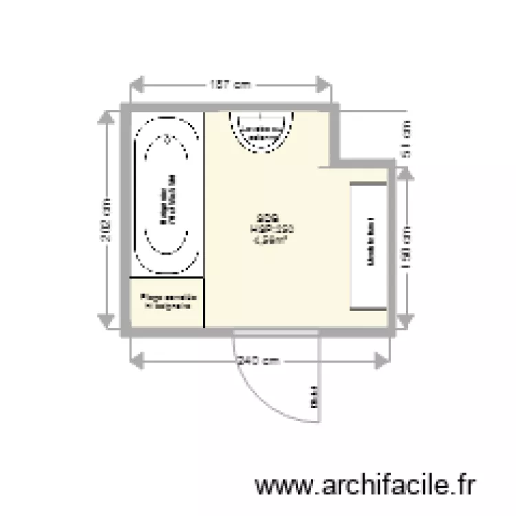 PLAN SAOURI EDL SDB. Plan de PLAN SAOURI EDL SDB. Plan de