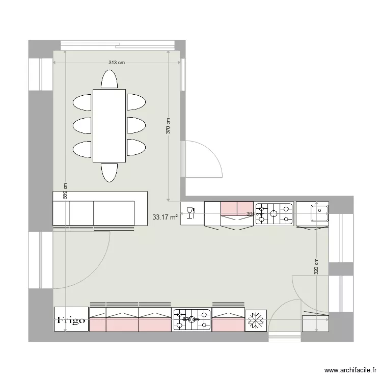 cuccina flauj. Plan de cuccina flauj. Plan de