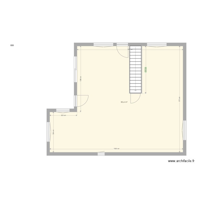 Feyzin 1er etage. Plan de 0 pièce et 0 m2