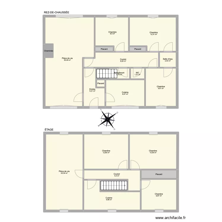 LA REDOUTE OUISTREHAM. Plan de 