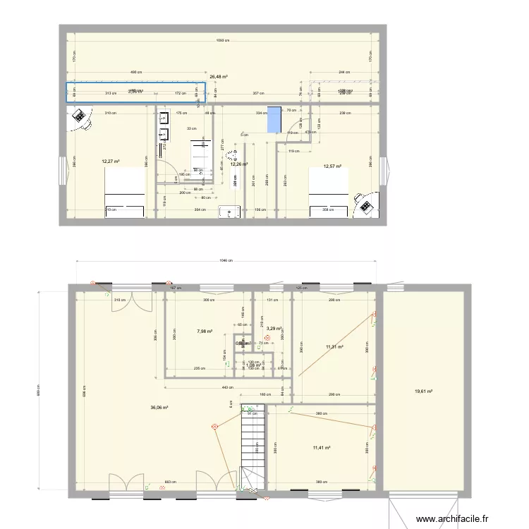 cestas plan ETAGE 2021. Plan de 