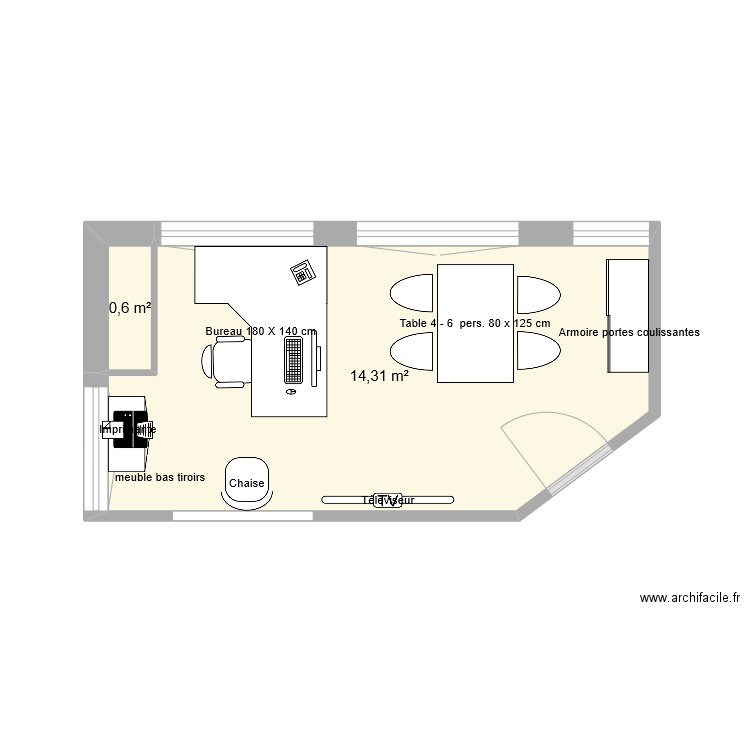 BUREAU DIRECTION. Plan de 0 pièce et 0 m2