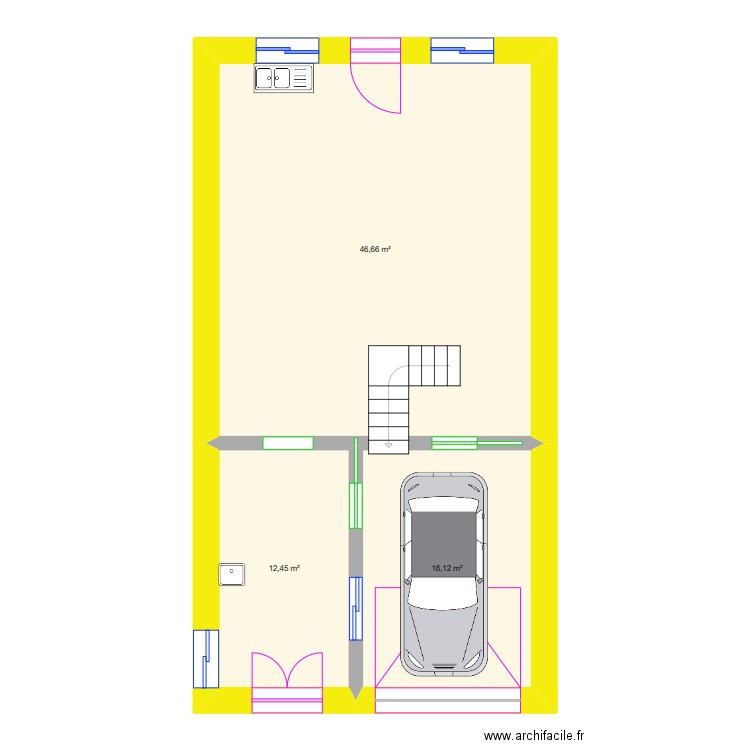 sous-sol trélé. Plan de 0 pièce et 0 m2