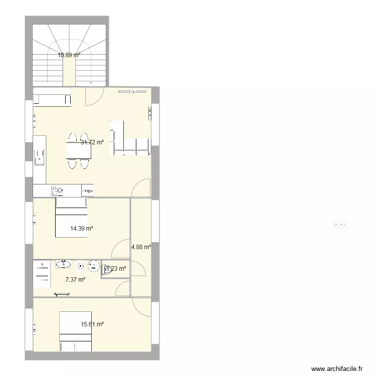 Appartement 29 B. Plan de Appartement 29 B. Plan de