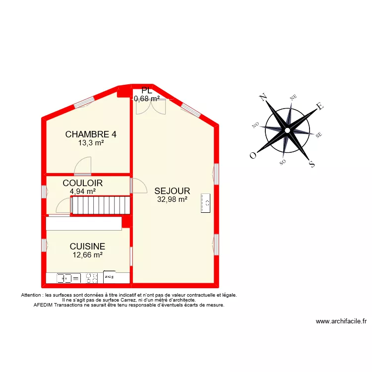 BI 11906 RDC. Plan de 