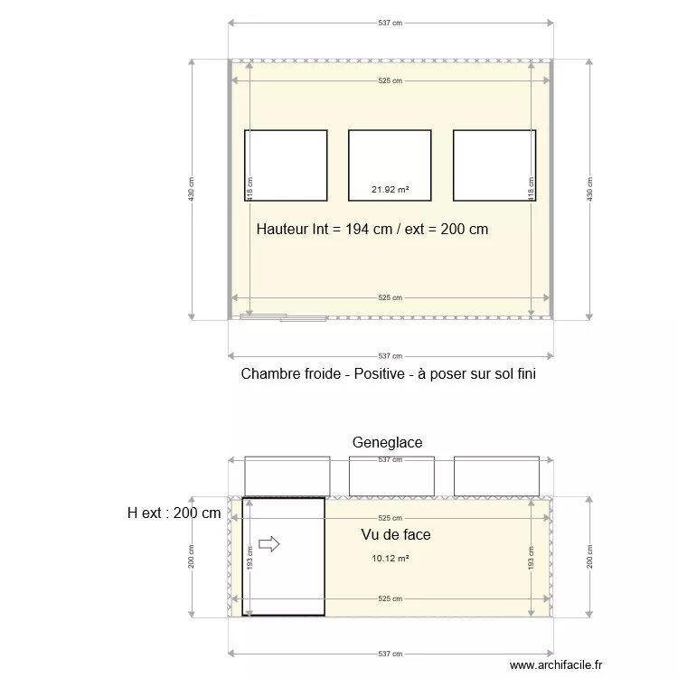 Ferme Marine 2. Plan de 