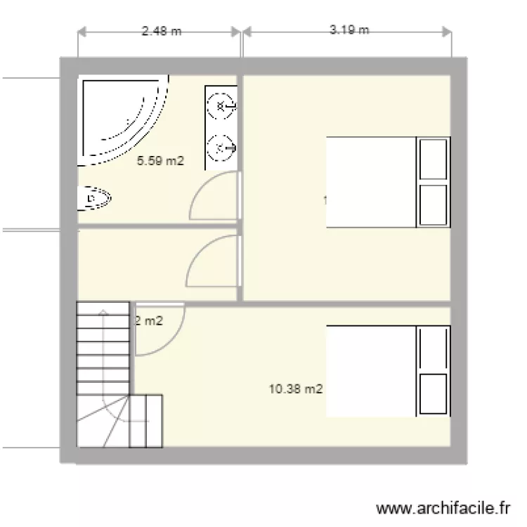 etage. Plan de 