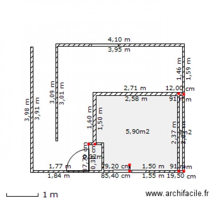 sdb 6. Plan de 0 pièce et 0 m2