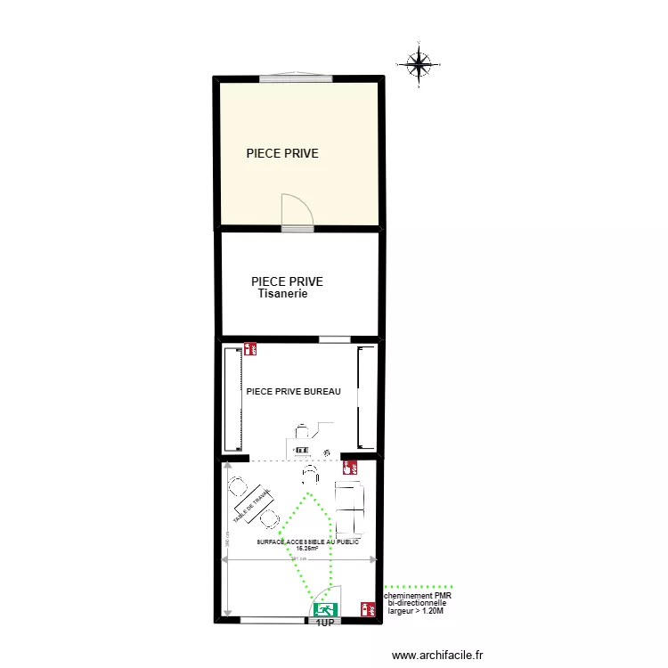 ATELIER PAOLI. Plan de 
