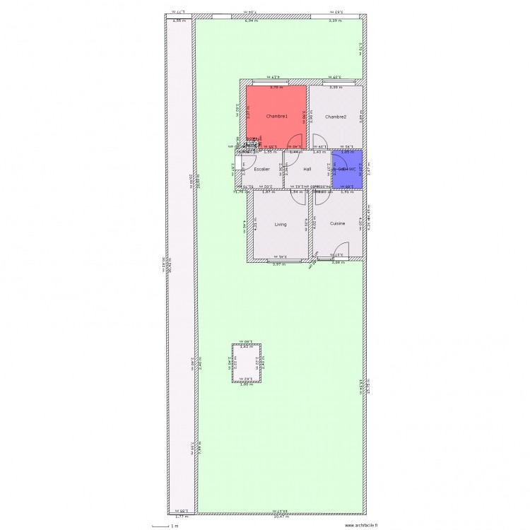 Terrain. Plan de 0 pièce et 0 m2