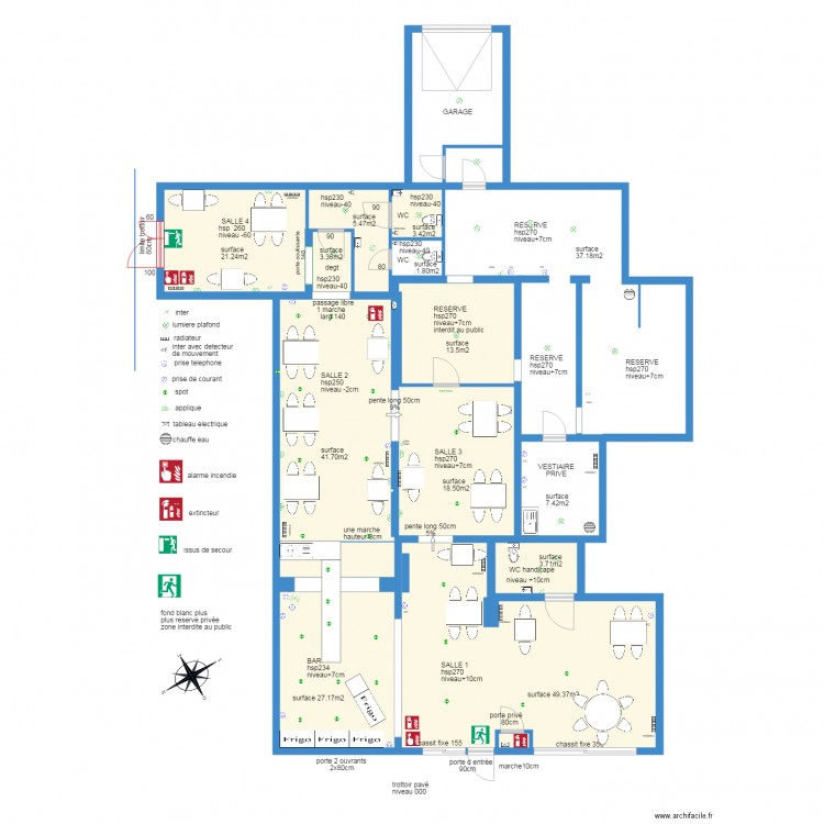 bar le PAM PAM DOUAI modifie b1. Plan de 0 pièce et 0 m2