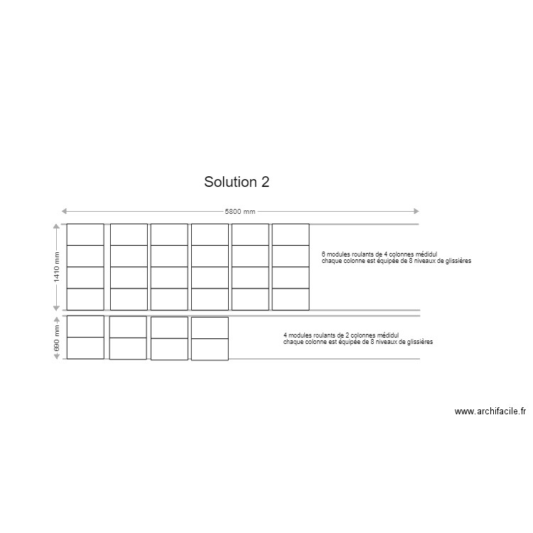 Manudom solution 2. Plan de 0 pièce et 0 m2