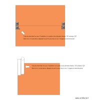 plan de toiture avec implatation du tube inox
