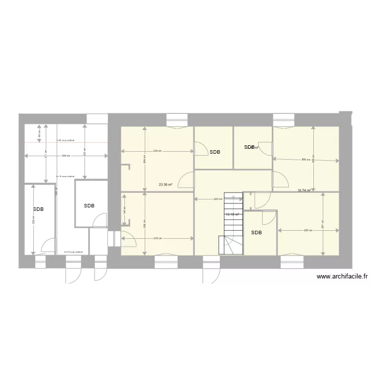 V1 Les Oiseaux existant. Plan de V1 Les Oiseaux existant. Plan de