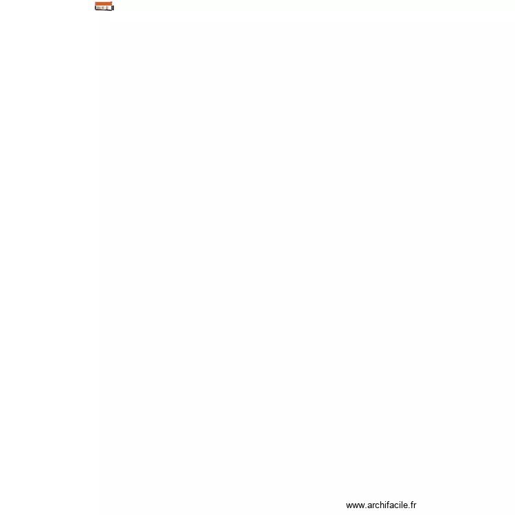 Fa&ccedil;ade avant travaux. Plan de 