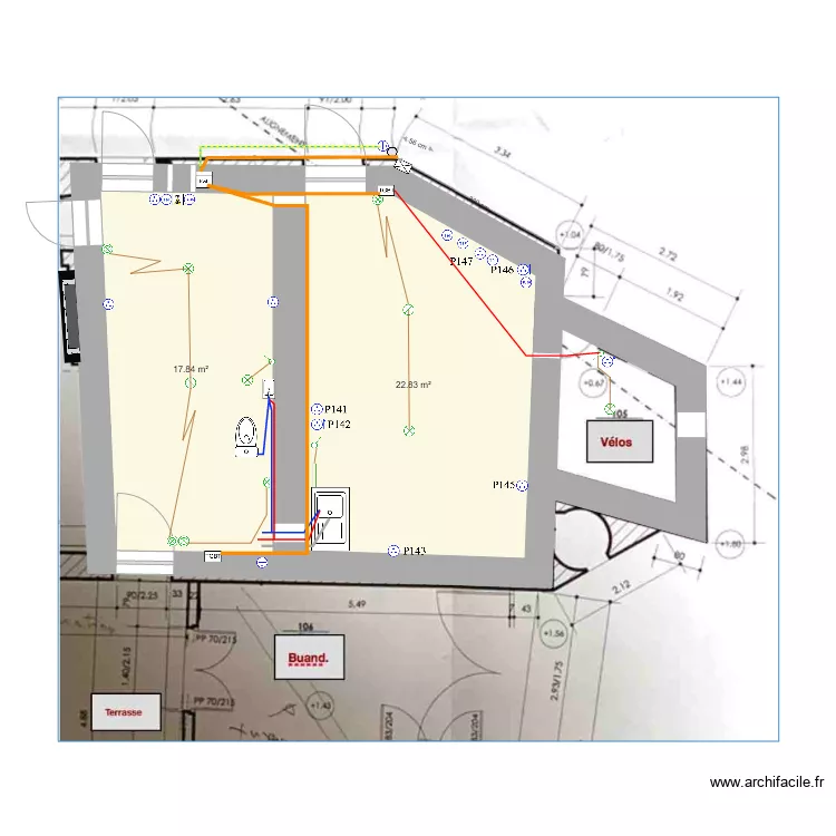 RdCh ouest Orig. Plan de 