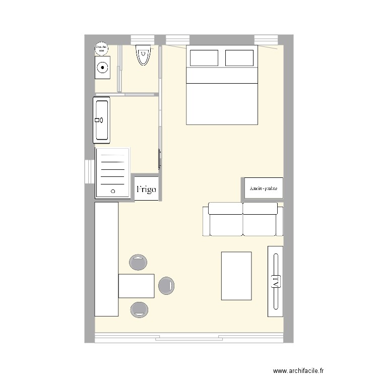 jacky cap plan 1.2 meuble. Plan de 0 pièce et 0 m2