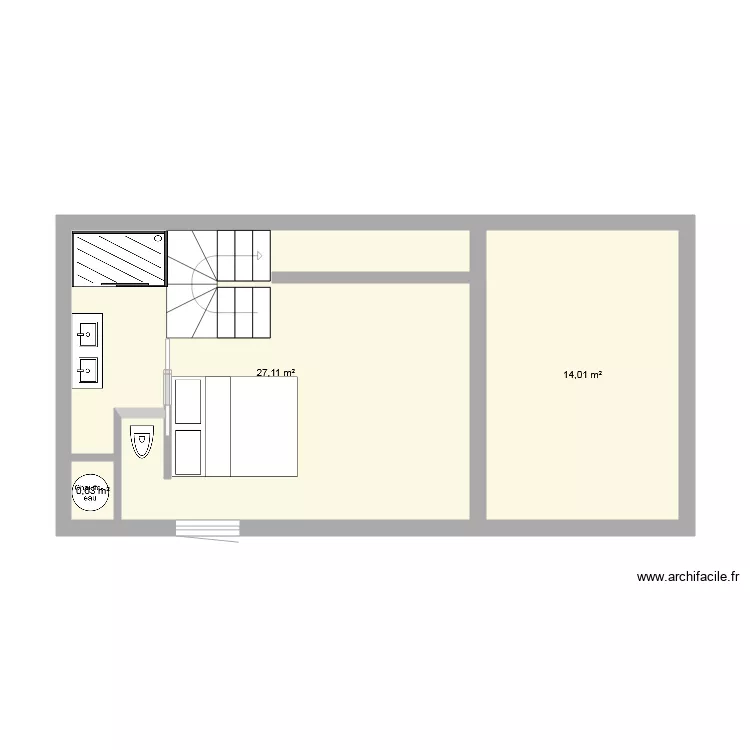 SUR ELE ESC DEMI. Plan de 