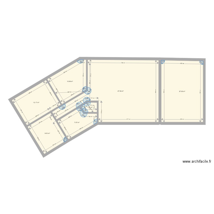 clem. Plan de 0 pièce et 0 m2