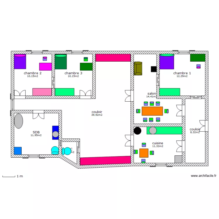 lise fin fin. Plan de 