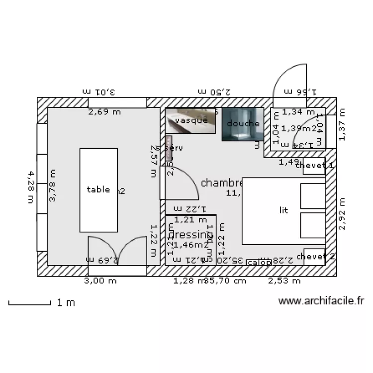 agrandissement 28m². Plan de agrandissement 28m². Plan de