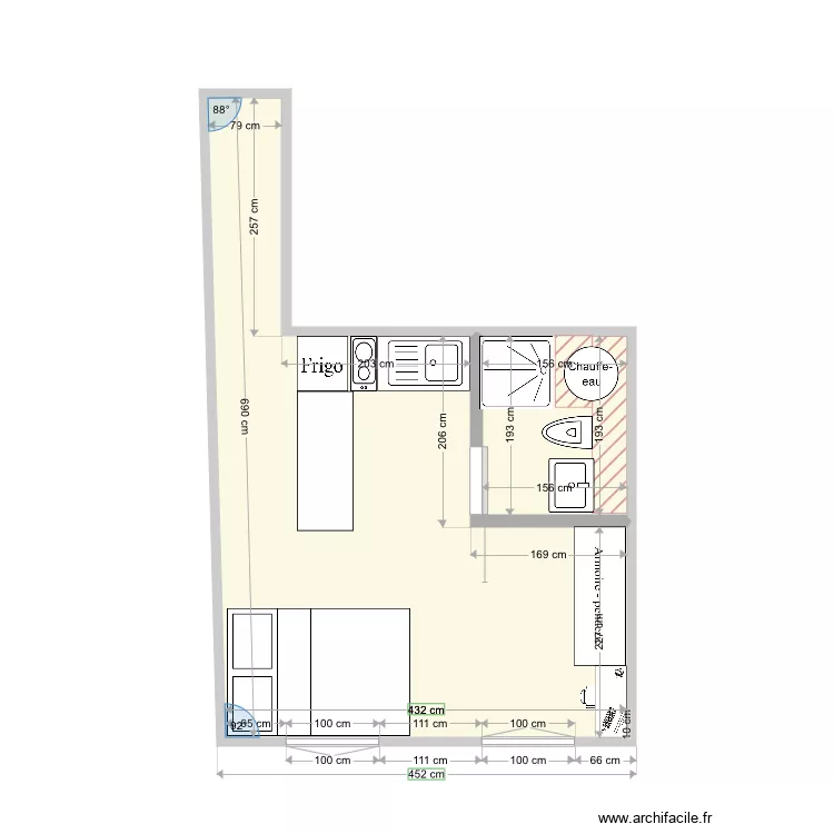 R&eacute;novation Parga . Plan de 