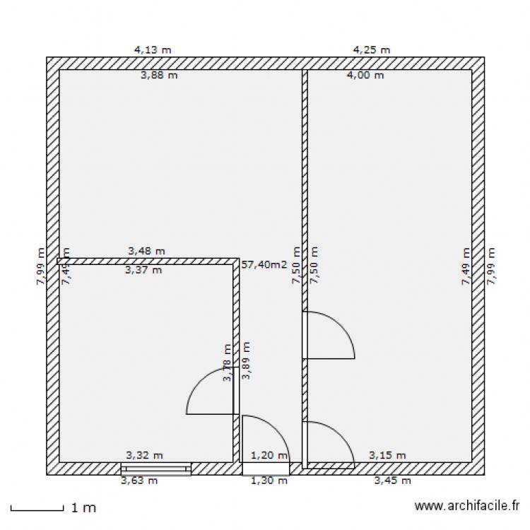 Lemans_ebauche. Plan de 0 pièce et 0 m2