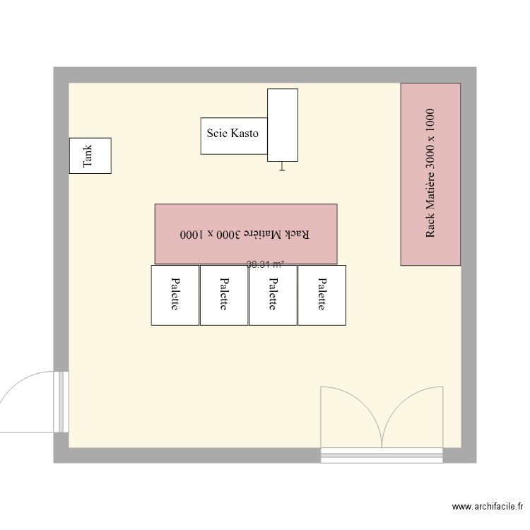 Local Stock 3 eme. Plan de 0 pièce et 0 m2