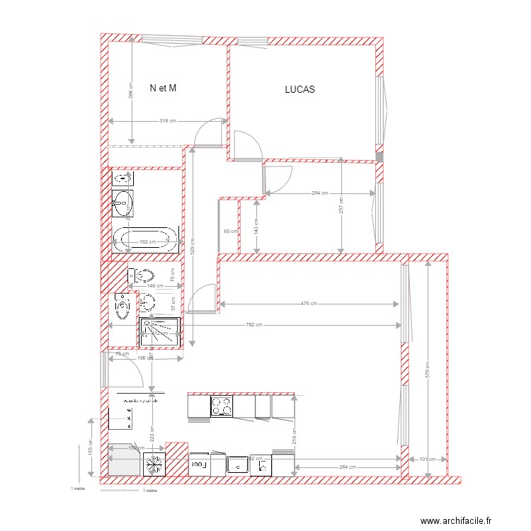 LMN 18 Fév plomberie. Plan de 0 pièce et 0 m2