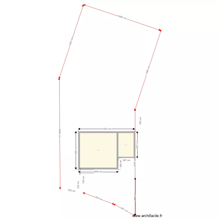plan de masse sans image de fond version inconnue. Plan de 