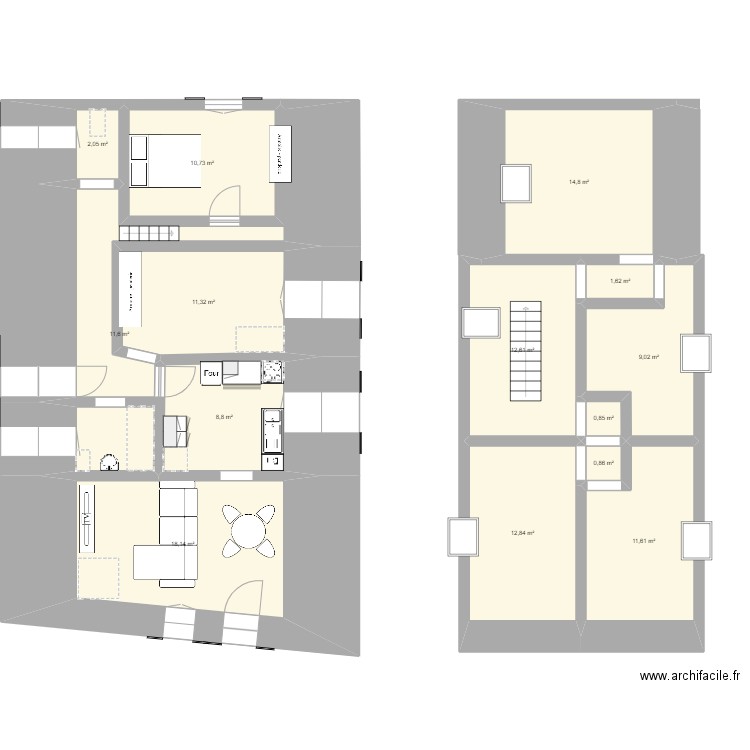 NADILLAC. Plan de 0 pièce et 0 m2