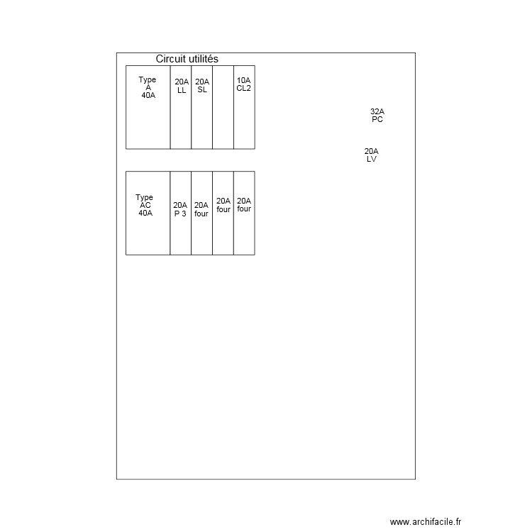 Tableau élec papa. Plan de 0 pièce et 0 m2