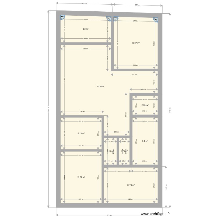 farciennes 72. Plan de 0 pièce et 0 m2