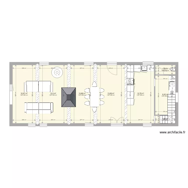 la colombière RDC. Plan de la colombière RDC. Plan de