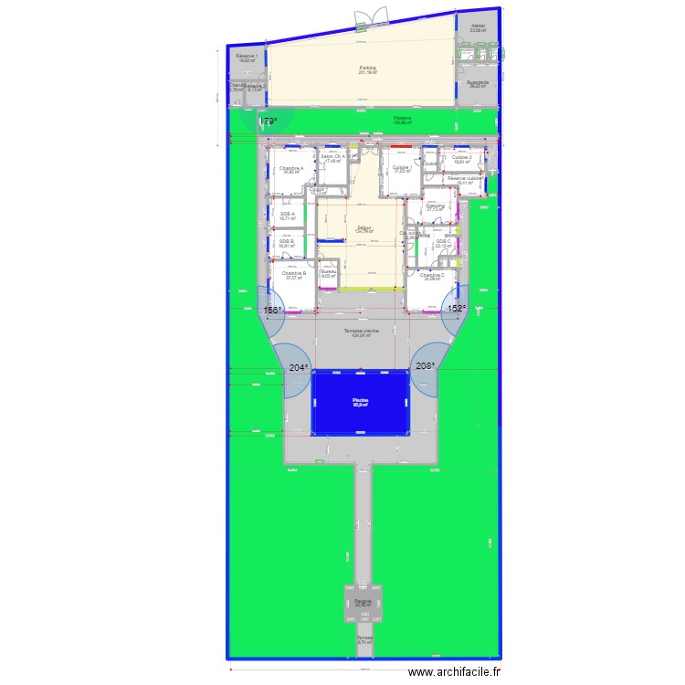 A LG 96. Plan de 0 pièce et 0 m2