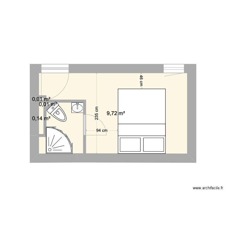 sub porti. Plan de 0 pièce et 0 m2