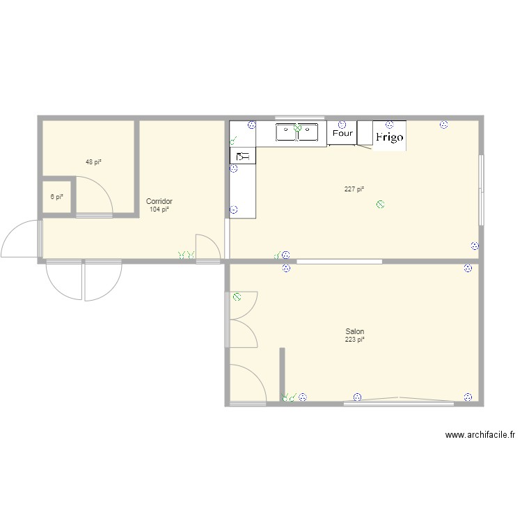 Maison. Plan de 0 pièce et 0 m2