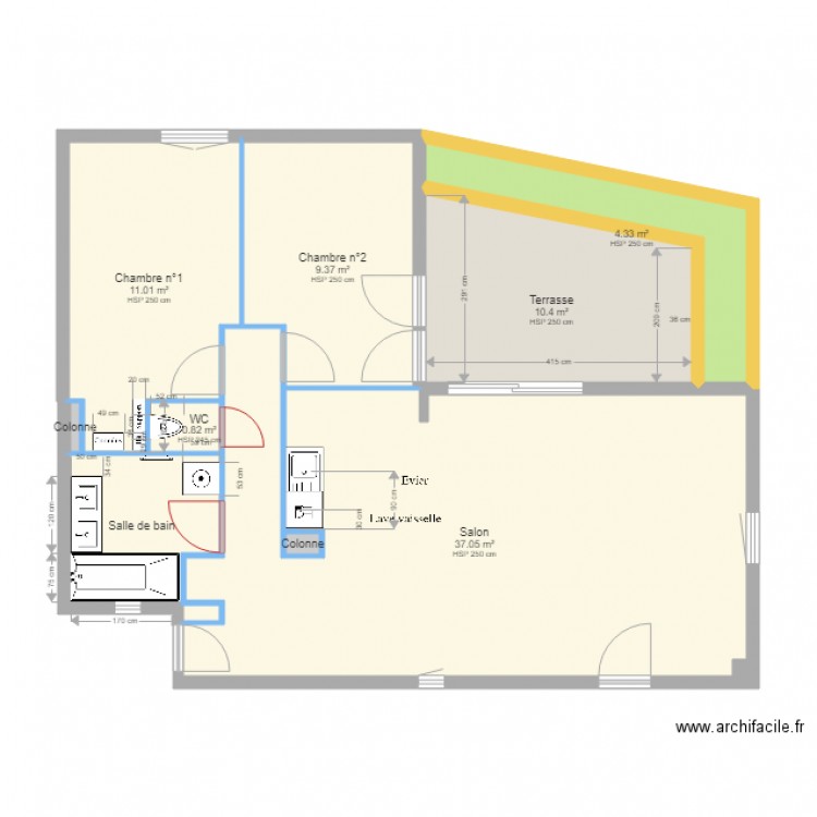 Plan PLOMBERIE Azur PROMO Ste Marguerite v01. Plan de 0 pièce et 0 m2