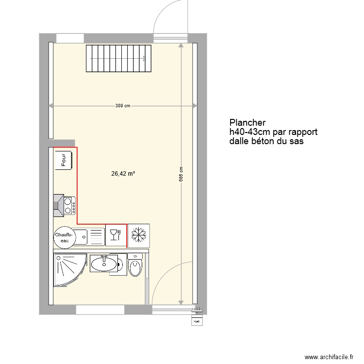 titinehouse. Plan de 0 pièce et 0 m2