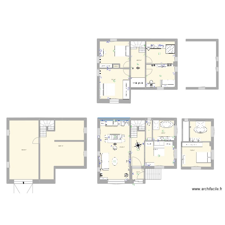 Maison P. Plan de 0 pièce et 0 m2