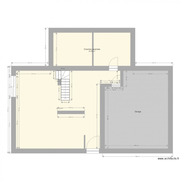 Tentative pour maison. Plan de 0 pièce et 0 m2