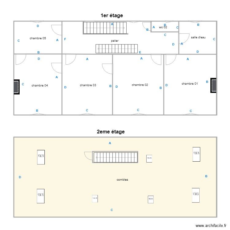 labas étagePLOMB. Plan de 0 pièce et 0 m2